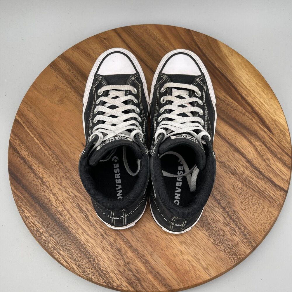 Converse Chuck Taylor All Star Malden Street Mid Shoes Mens 8 Black Casual Skate - Picture 5 of 9